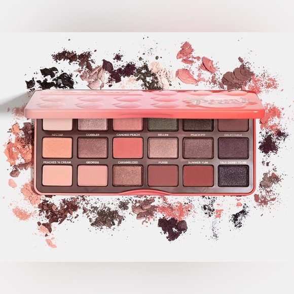 Too Faced Sweet Peach Eye Shadow Palette. Bright, Summer, Floral, Fresh, Colours - Picture 3 of 8